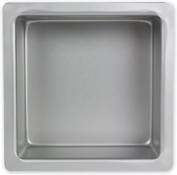 Forma de bolo quadrada 7 x 7 polegadas, CINZA