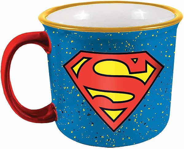 Caneca de Acampamento do Superman da Spoontiques