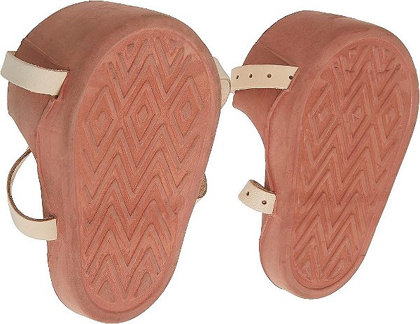 Joelheiras de Borracha Moldada Profissional CLC Custom Leathercraft 318, Marrom, Resistente e Durável