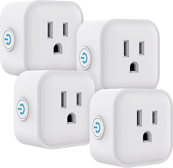 Tomada Inteligente UltraPro WiFi, Casa Inteligente, Interruptor Inteligente, Tomada Inteligente, Funciona Com Alexa, Echo & Google Home, Sem Necessidade de Hub, Controlado por Aplicativo, Certificado ETL, Interruptor de Tomada