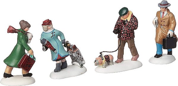 Série de Natal na Cidade da Department 56, Calçadas Movimentadas da Cidade