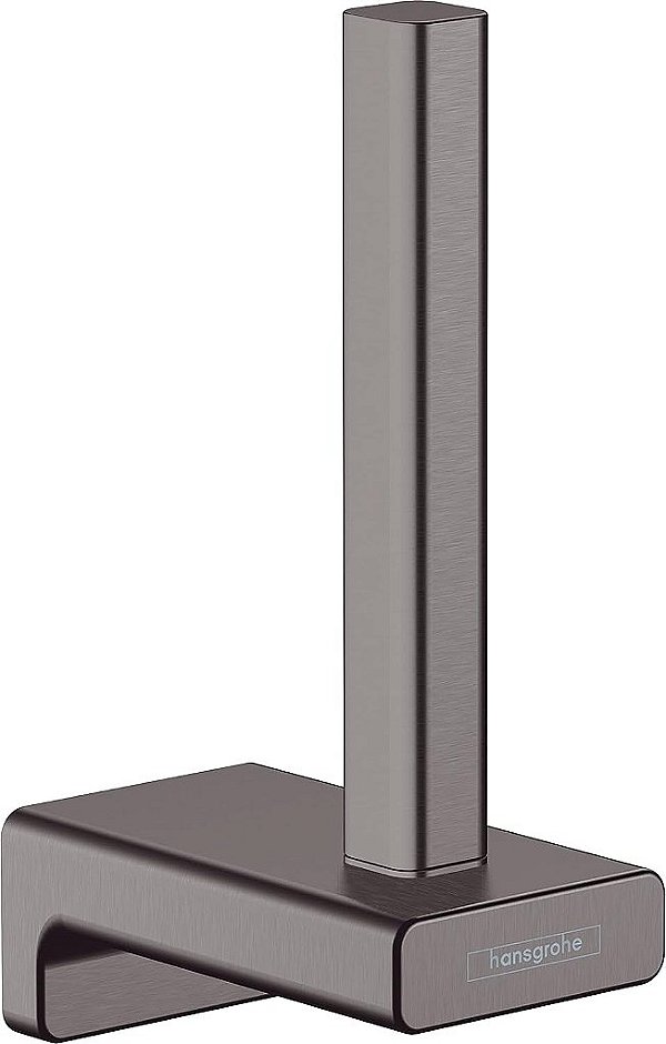Hansgrohe AddStoris 2 Polegadas Porta-rolos de Reposição em Cromado Preto Escovado, 41756340