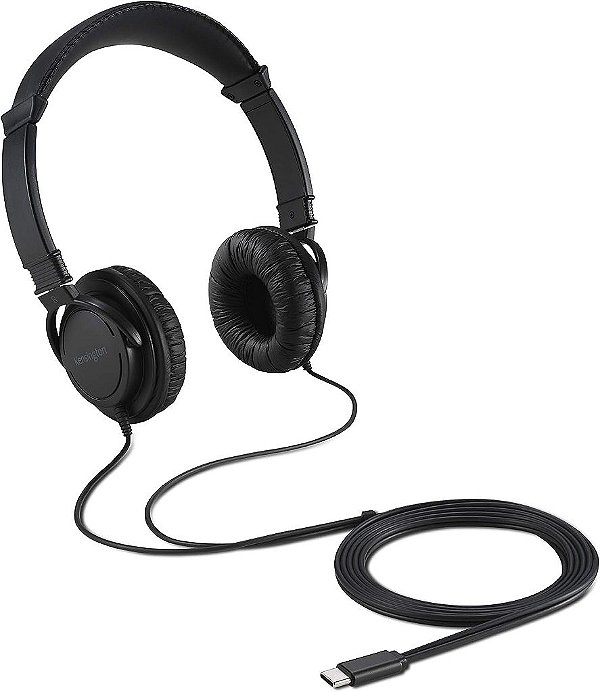 Fones de ouvido Hi-Fi USB-C Kensington (K97456WW), Preto