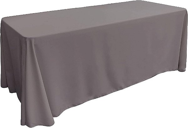 Toalha de mesa retangular lavável em popeline de poliéster LA Linen, resistente a manchas e rugas, cobertura de mesa 90x156, toalha de mesa de tecido para jantar, cozinha, festa, feriado
