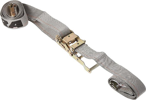 Fita Logística Ancra Cargo 48672-34, Ratchet/Tension Limiting, 2 X 16' Com Molas E Conectores E-Amarelo