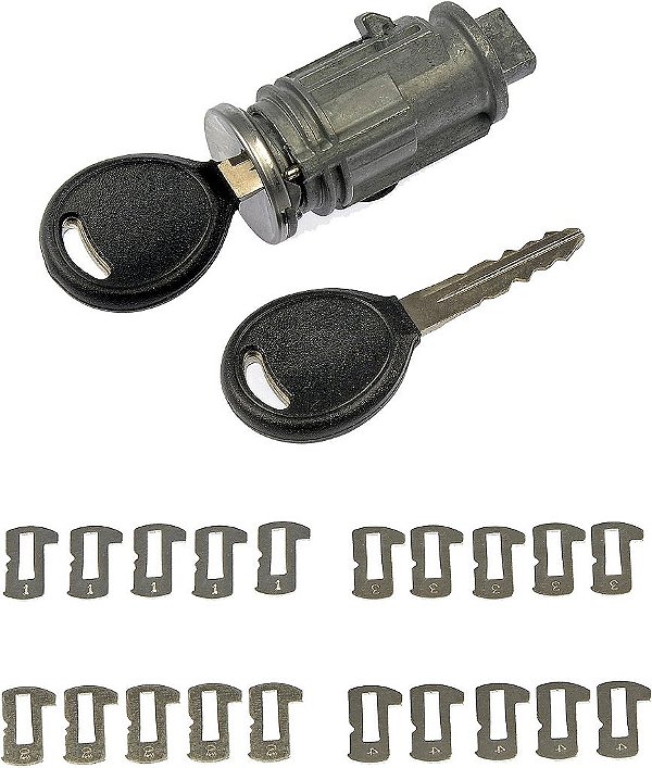 Cilindro de ignição Dorman 924-703 compatível com modelos selecionados, preto