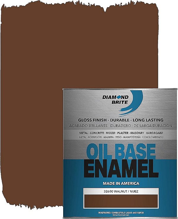 1 Litro de Tinta Acrílica à Base de Óleo na Cor Nogueira 32600-2