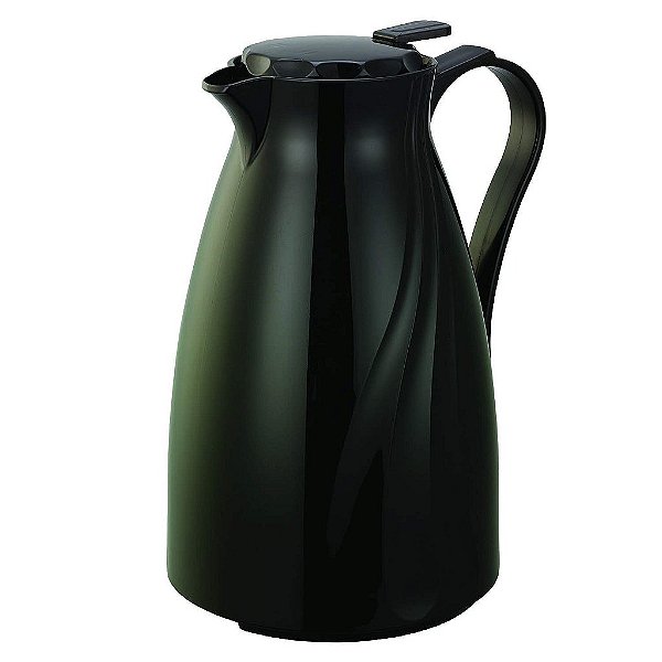 Jarra de Café Twist N' Serv da Service Ideas, em plástico livre de BPA, 2 litros, 67.6 onças, preto.