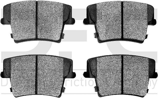 Dynamic Friction Company Heavy Duty Pads - Semi Metálicos 1214-1057-00 - Jogo Traseiro