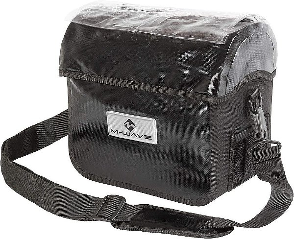 Bolsa de guidão M-Wave Ottawa clip-on, preta