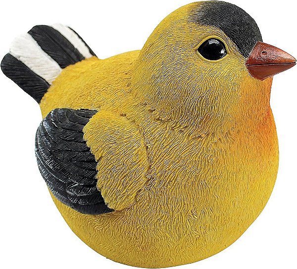 Estátua de pássaro pintassilgo robusto, em cor cheia da Design Toscano QM25962402