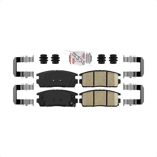 Pastilhas de freio traseiras de disco de cerâmica NWF-PTC1275 para Chevrolet Equinox GMC Terrain Saturn Vue Captiva Sport Pontiac Torrent Suzuki XL-7.