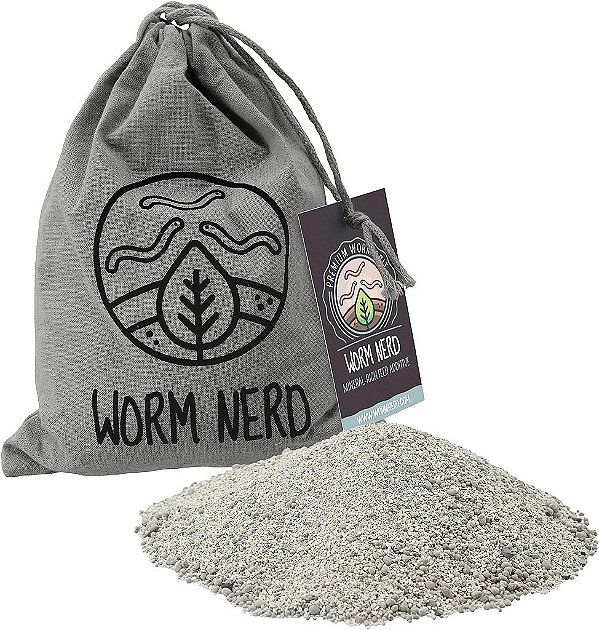 Minhoca Nerd Produtos para Jardim Arcadia WN09 Minhoca Abrasiva para Vermicompostagem, 2LB, Branco