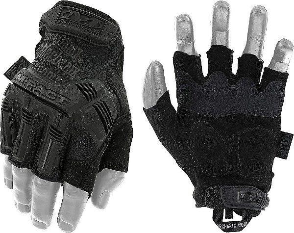 Mechanix Wear: M-Pact Dedo Aberto Luvas de Trabalho Tático, Proteção de Impacto e Absorção de Vibração, Luvas Táticas para Airsoft, Paintball e Uso de Utilidade, Luvas para Homens (Marrom