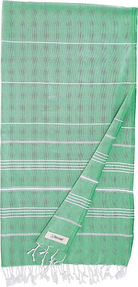 Toalha Turca Anatolia 100% Algodão Bersuse - 37x70 polegadas, Verde