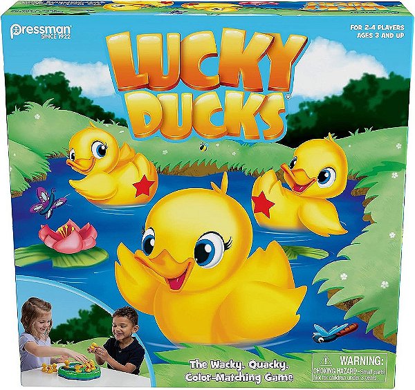 Patos Sortudos Pressman - O Jogo de Memória e Combinação que se Move, 5