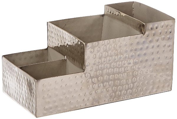 Copo de Café/Acessório para Bar de Aço Inoxidável com Acabamento Martelado American Metalcraft HMBAR9, Prateado