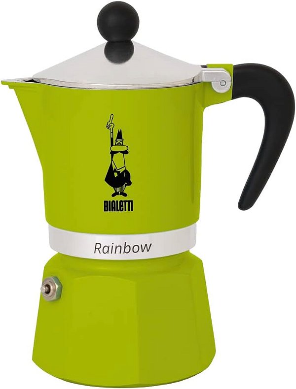 Bialetti 4973 Arco-íris Espresso Maker, Verde