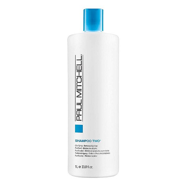 Shampoo Paul Mitchell Dois, Clareador, Remove Resíduos, Para Todos os Tipos de Cabelo, Especialmente Cabelos Oleosos