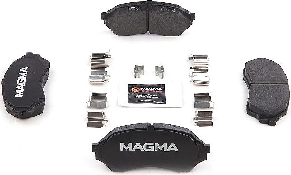 Pastilhas de freio cerâmicas MAGMA Premium PMD798C, dianteiras