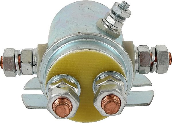 Motor de Guincho Elétrico DB SPL6028 Compatível/Substituto Para Solenóide de Carrinho de Golfe 5 Termos 12 Volts HD 15-301, 15-338, 15-341, SBD4201, S