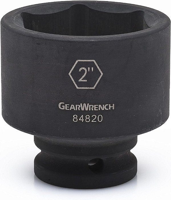 Soquete de impacto padrão de 6 pontos GEARWRENCH 3/4 Drive SAE 2-3/16 - 84823