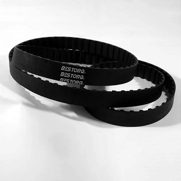 Correia dentada BESTORQ 334-L-100 L, de borracha, circunferência externa de 33.4, largura de 1, passo de 0.375, 89 dentes.