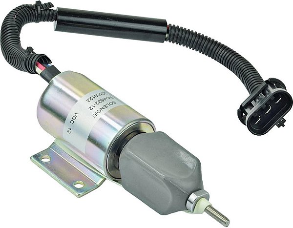 Solenóide de desligamento FSS0075 compatível com/substituição para 12V 3 Terminais Syncro-Start: SA4532-12