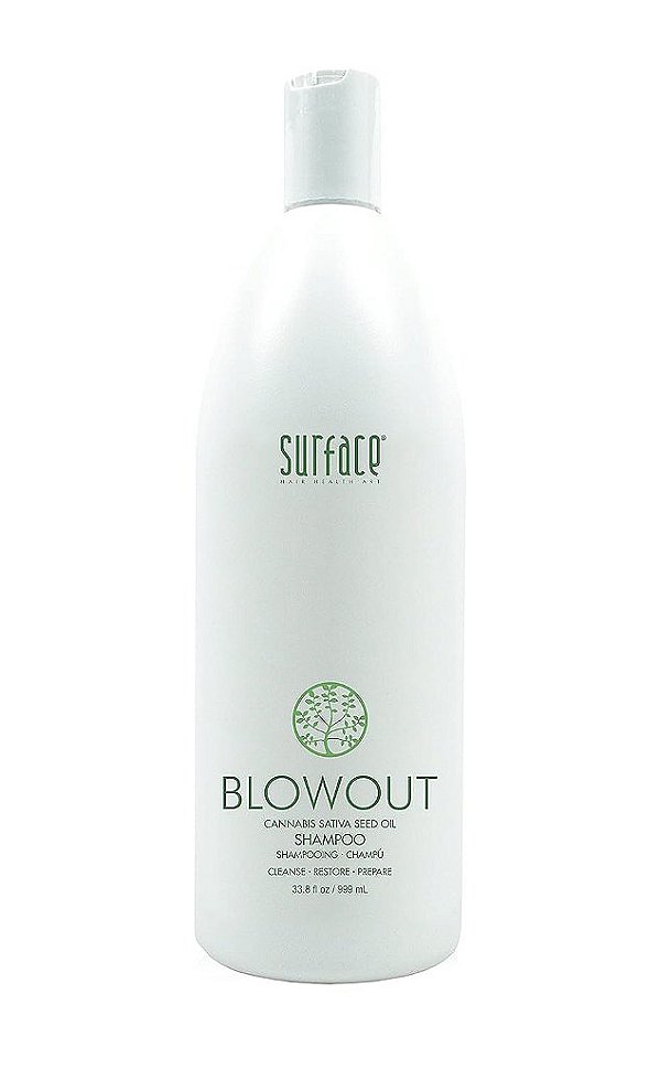 Shampoo de Soprar Cabelo Surface para Mulheres e Homens, Condicionador Orgânico e Protetor de Estilo de Cabelo Resistente ao Calor com Óleo de Babassu