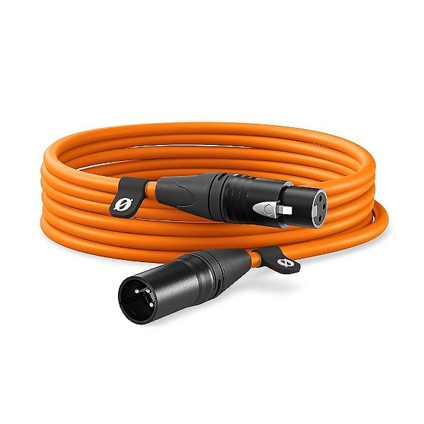 Cabo XLR-3 Premium RØDE (3m, Laranja)