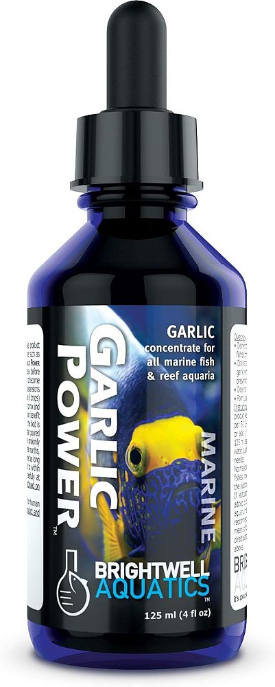 Brightwell Aquatics Alho em Pó - Realçador de Alimento para Aquário 4 oz / 125 ML