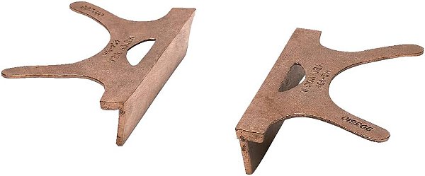 Tampas de mordentes de cobre Wilton 3 (404-3)
