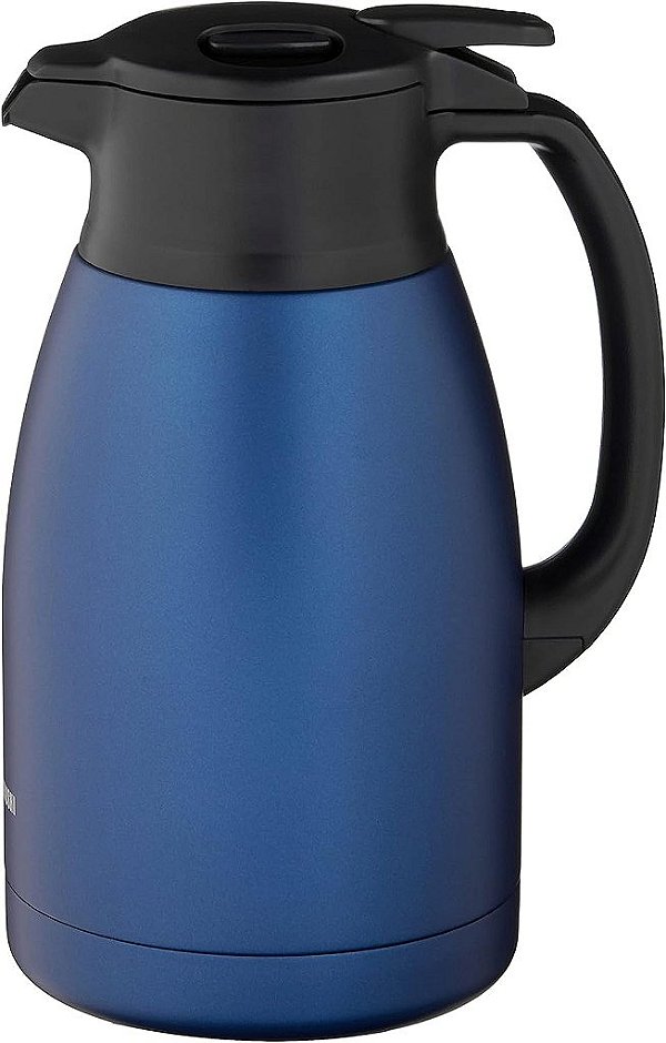 Zojirushi SH-HC15AD Jarra Térmica de Aço Inoxidável, 1,5 Litros, Azul Fosco