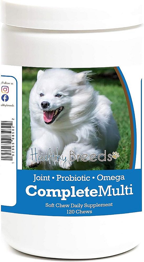 Raças Saudáveis American Eskimo Dog Tudo em um Multivitamínico Soft Chew 120 Contagem