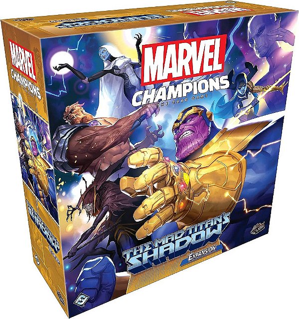 Marvel Champions O Jogo de Cartas A Sombra do Titã Louco EXPANSÃO DE CAMPANHA - Jogo de Estratégia Cooperativa para Crianças e Adultos, 14 anos ou mais, 1-4 Jogadores, Tempo de Jogo de