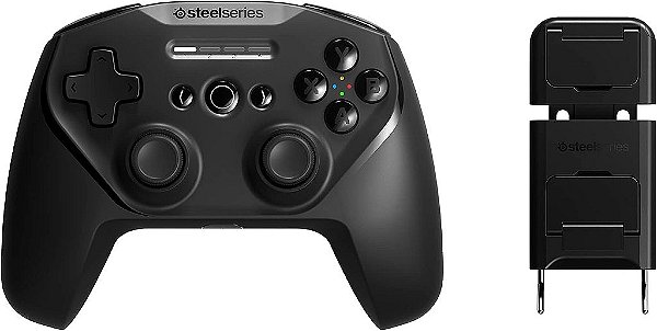 Controle de jogo SteelSeries Stratus+ Bluetooth para Android e Windows - Mobile - Sensores de Efeito Hall - Botões L3/R3 Clicáveis
