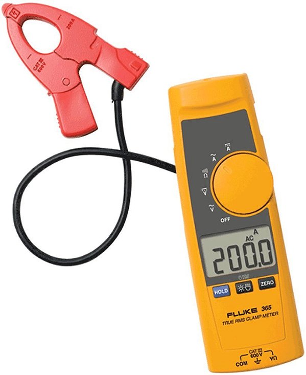 Medidor de alicate True-RMS AC/DC Fluke 365 com mandíbula destacável