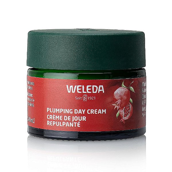 Creme de Dia Ressaltador Weleda para o Rosto, 1.3 Fluido Onça, Hidratante Rico em Plantas com Romã e Peptídeos de Raiz de Maca