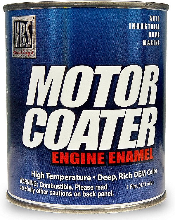 KBS Revestimentos 60305 T-Bird Vermelho Motor Coater Tinta para Motor - 1 Pintura