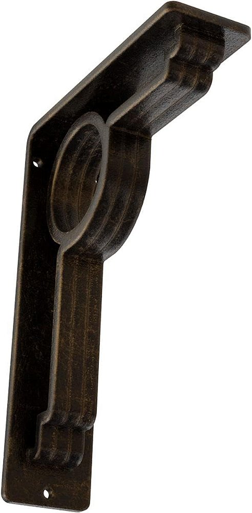 Suporte de Metal Ekena Millwork BKTM02X05X08TMAABS, 2 L x 5 1/2 P x 8 A, Latão Antigo