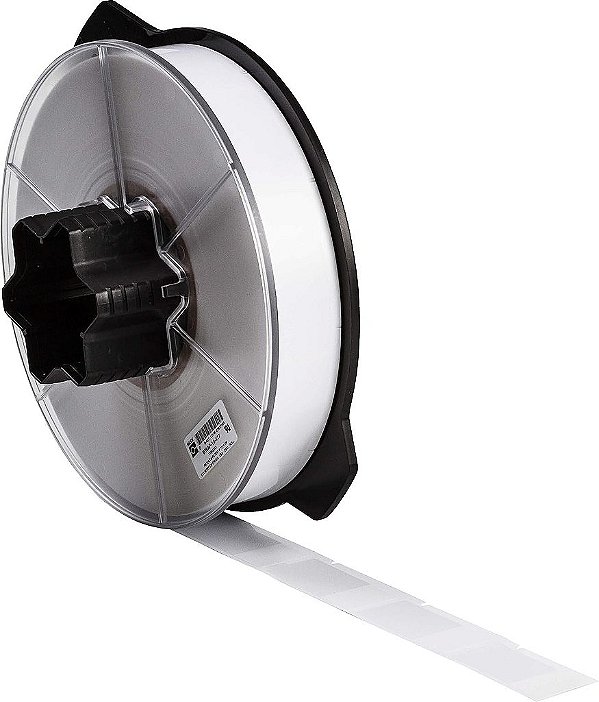 Rótulos autoadesivos Wraptor™ em vinil laminado 2,25 pol de altura x 1 pol de largura, rolo com 2500 rótulos.