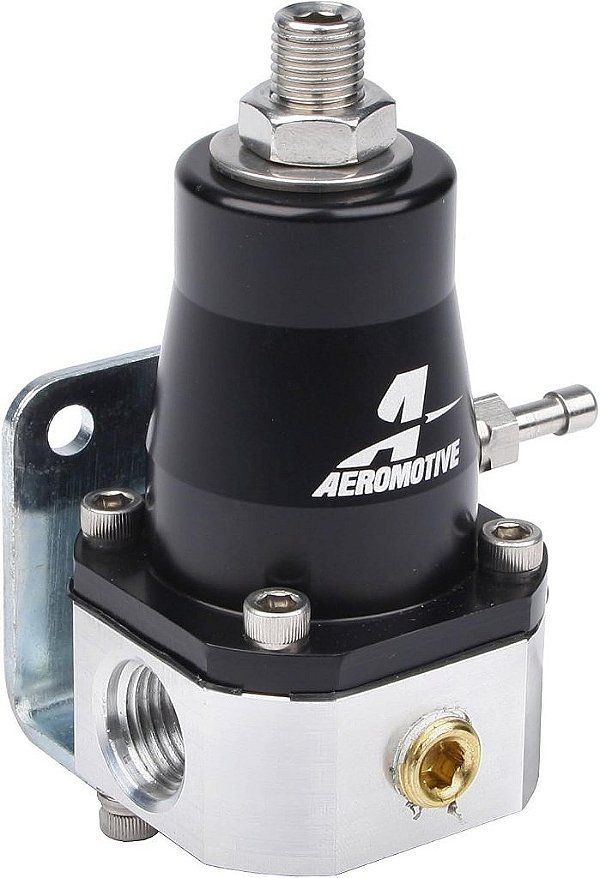 Regulador Aeromotive 13129, EFI Bypass, Ajustável (2) -6 entradas, (1) -6 bypass.