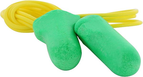 Howard Leight by Honeywell - Protetores Auriculares Descartáveis de Espuma de Baixa Pressão Máxima Lite, Caixa com 100 Pares (LPF-30), Verde
