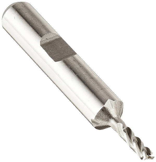Fresa de esfera de aço de alta velocidade de 1-1/4 X 1-1/4 de 4 flautas de ponta única da série DWC da Drill America