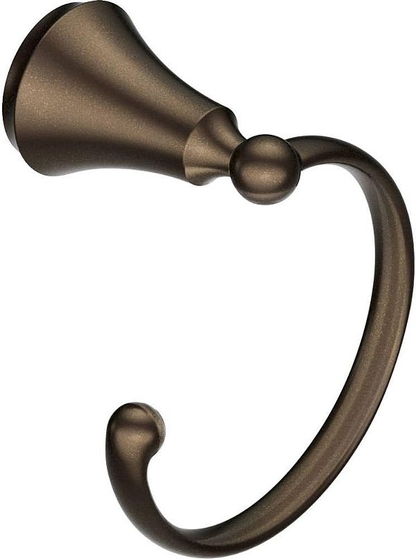 Moen YB5286ORB Wynford Suporte para Toalha de Mão para Banheiro - Anel, 5,43 x 3,90 x 5,43 polegadas, Bronze Esfregado a Óleo