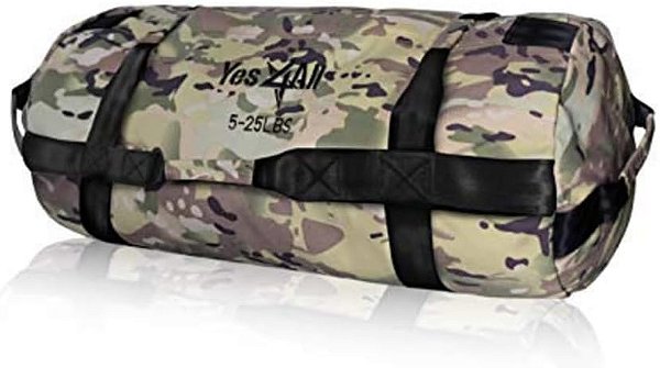 Bolsas de areia Yes4All para treino de peso - Bolsa de areia resistente para fitness, condicionamento até 200LBS, Bolsa de areia para levantamento - Várias cores e tamanhos