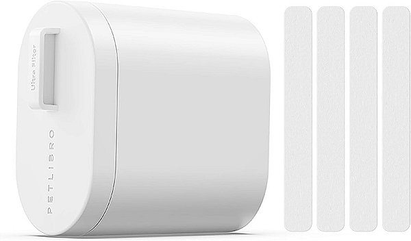 Substituição de Filtro Ultra para Fonte de Água para Gatos de Aço Inoxidável Glacier Ultrafiltração PLWF007 da PETLIBRO, Filtro Ultra Dura Até 2 Meses, Remove Várias Impurezas