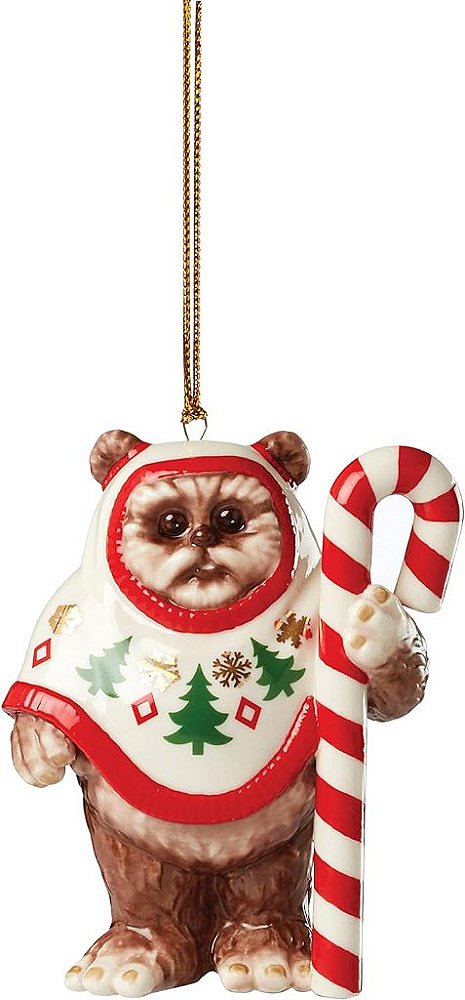 Enfeite de árvore LENFOX Ewok, 0.31, Marrom