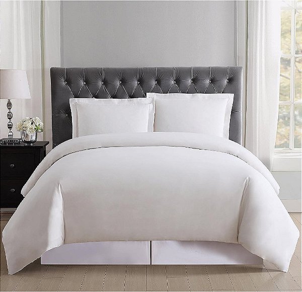 Capa de Edredom e Mini Jogo de Almofadas Truly Soft Everyday Marfim para Cama de Casal/Queen