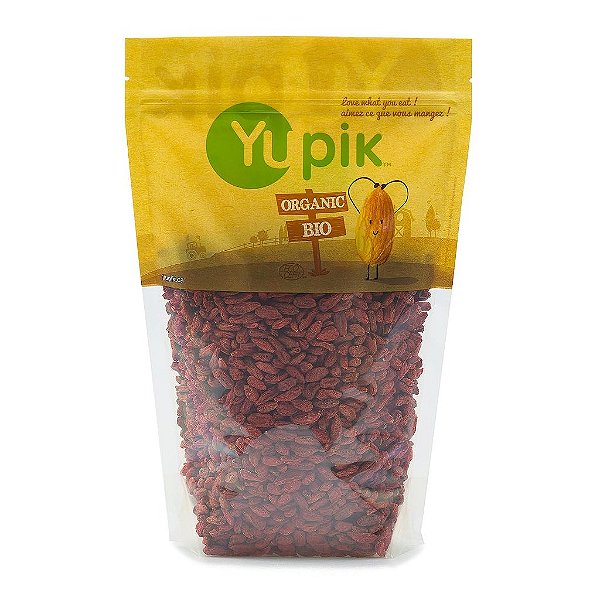 Bagas de Goji Orgânicas Secas Yupik, 2,2lb, não transgênicas, veganas, sem glúten